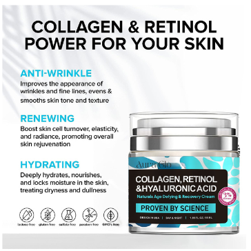 Anti-Aging Collagen Retinol & Hyaluronic Acid Cream