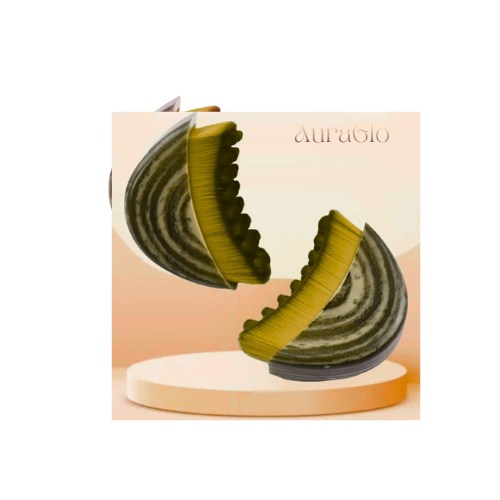 Ergonomic Lymphatic Contour Facial Brush, Dry Brushing Tool for Face, Chin and Jawline, Fatigue Relief and Skin Precision, Facial Body Scraper