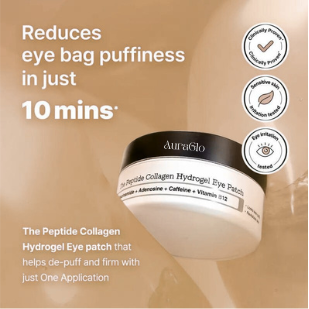The Peptide Collagen Hydrogel Eye Patch (60 patches/Pack) | For Puffy Eyes, Dark Circles, Eye Bags, Wrinkles and Fine Lines