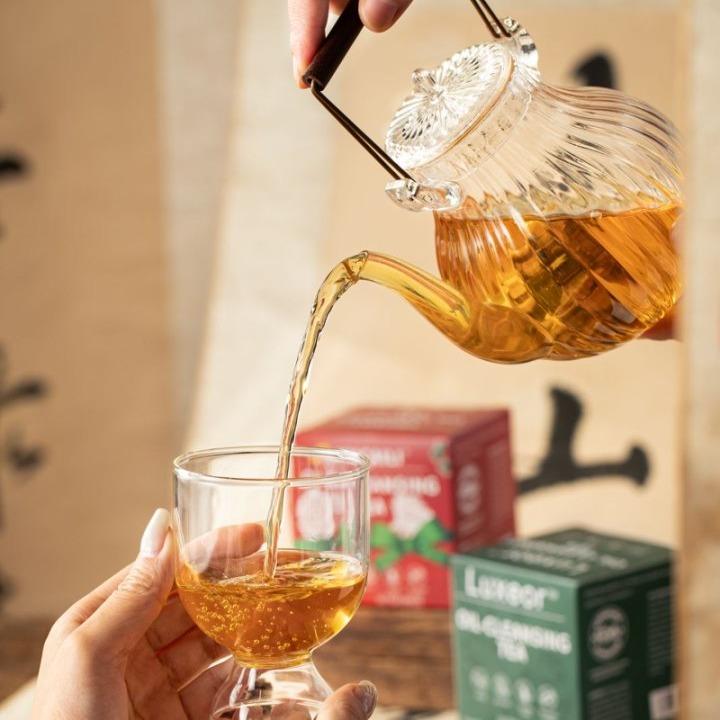 Oil-Cleansing yerba magic-Tea, loaded tea Herbal tea 10-Pack Box Pure Ingredients energydrink Natural Infusion Flavor Naturally Caffeine-Free Daily Ritual Beverage Natural Winter Melon Lotus Leaf Tea Healthy Vegan Fruit christmas gift